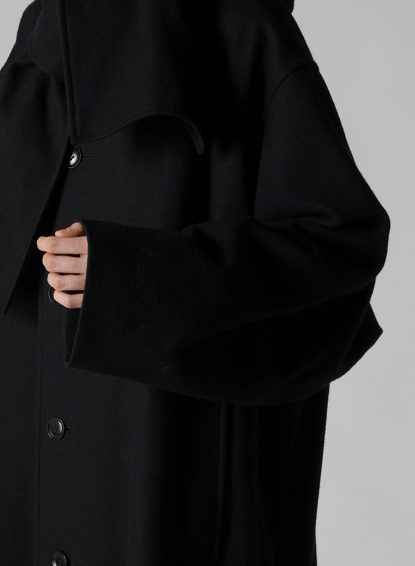 DETACHABLE HOODED COAT