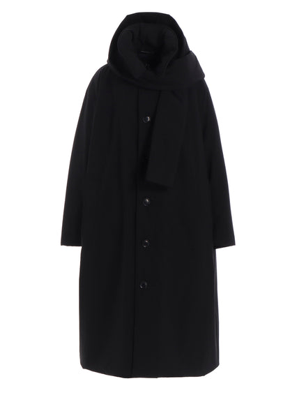 PE/TAFTA DETACHABLE HOODED COAT