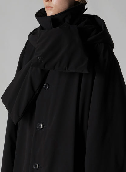 PE/TAFTA DETACHABLE HOODED COAT