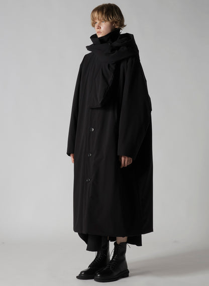 PE/TAFTA DETACHABLE HOODED COAT