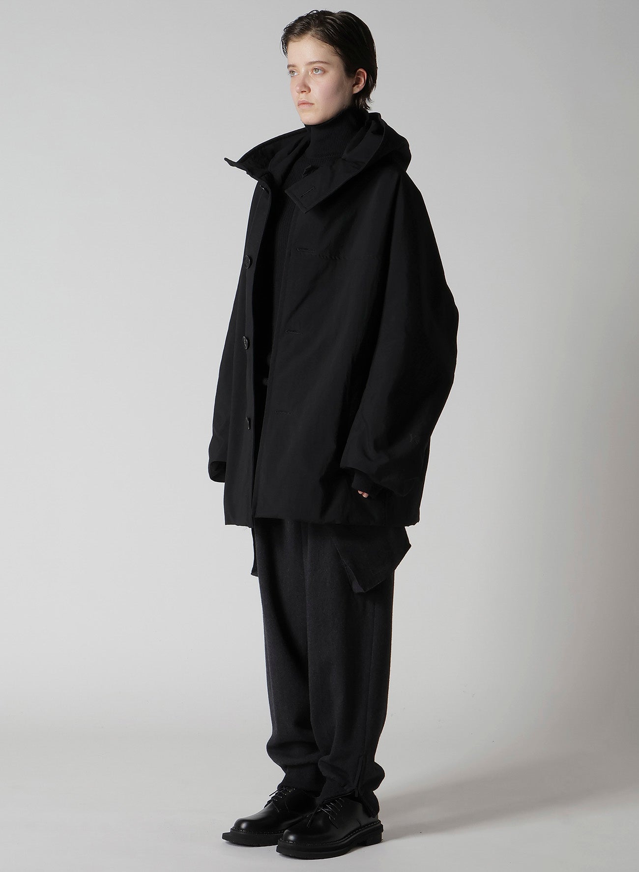NY/ VINTAGE OXFORD HOODIE COAT