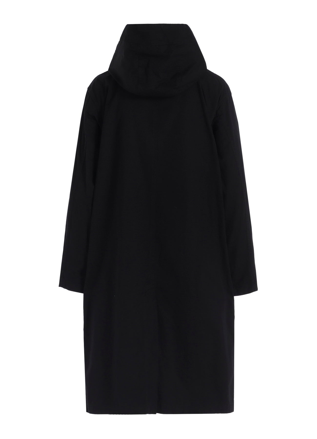 COTTON TWILL GARMENT DYE HOODIE COAT