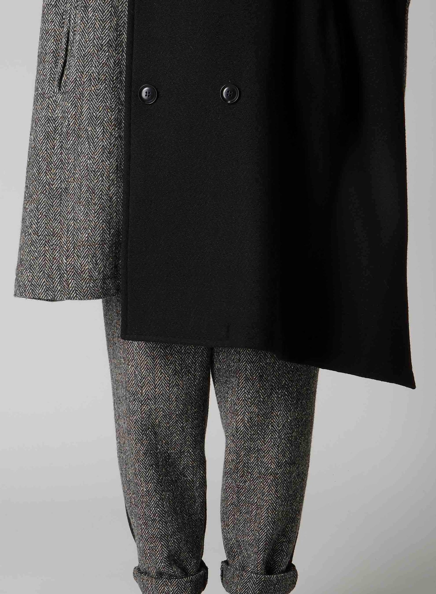 BIG HERRINGBONE P COAT