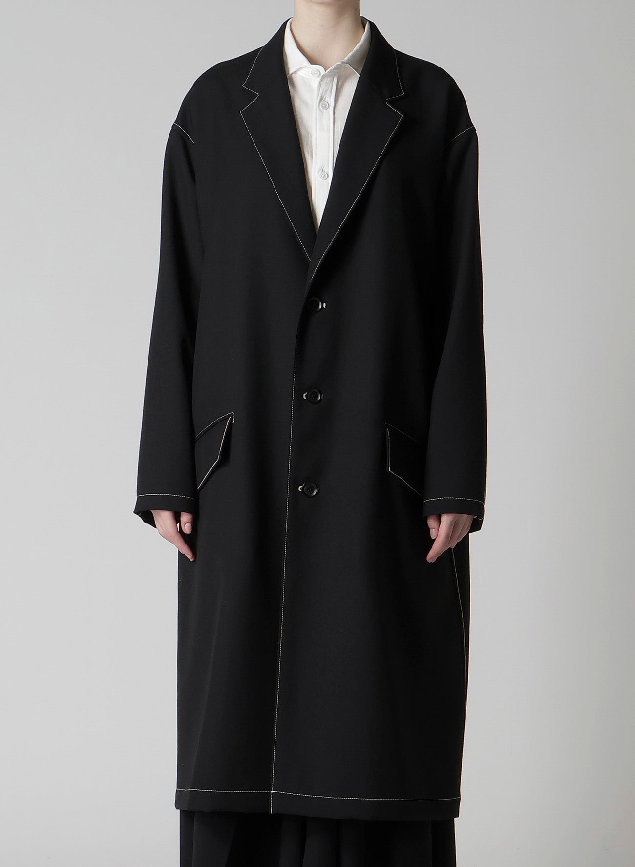 MARINE SAILOR 3-BUTTON TAILORED COAT