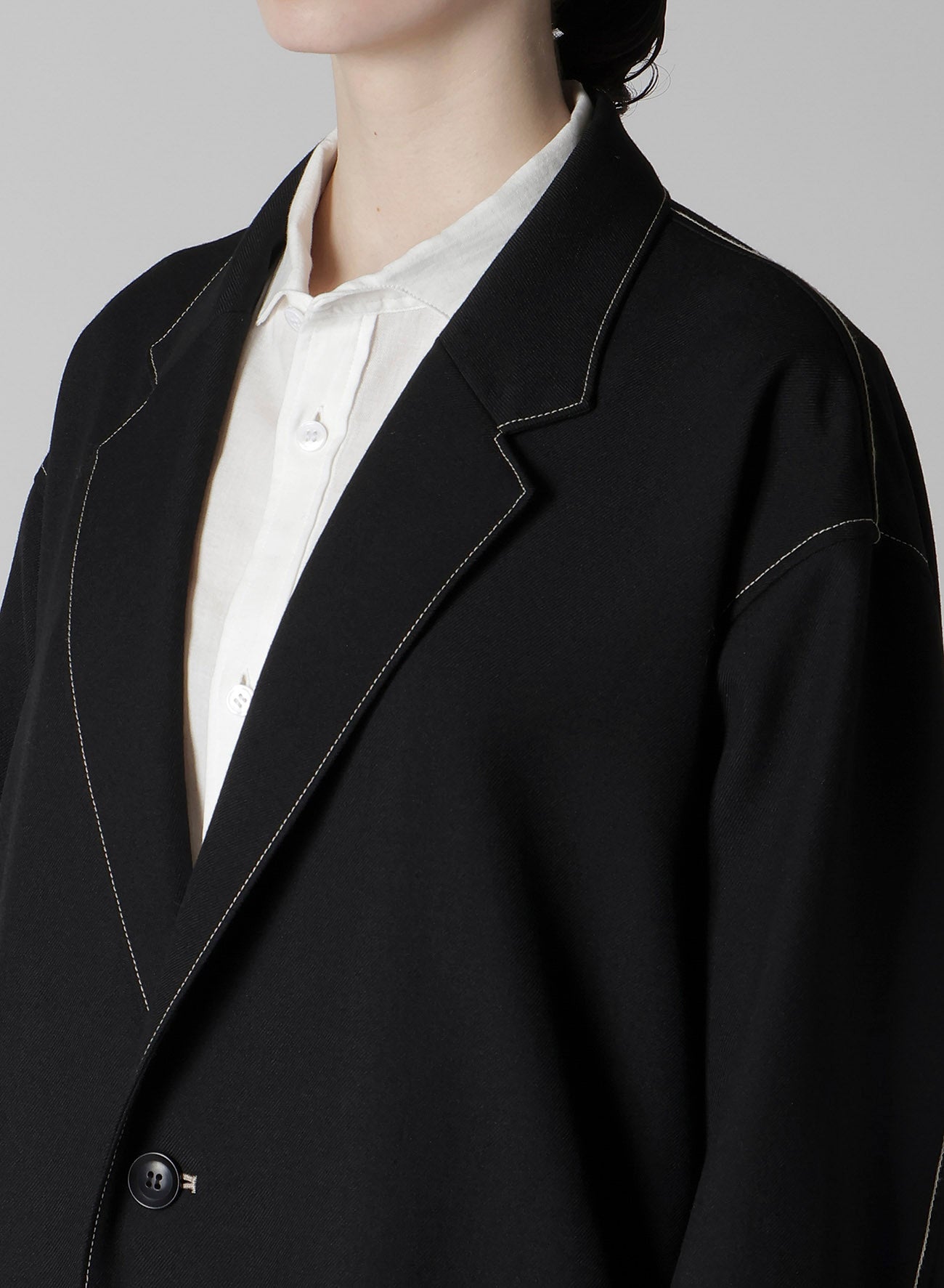 MARINE SAILOR 3-BUTTON TAILORED COAT