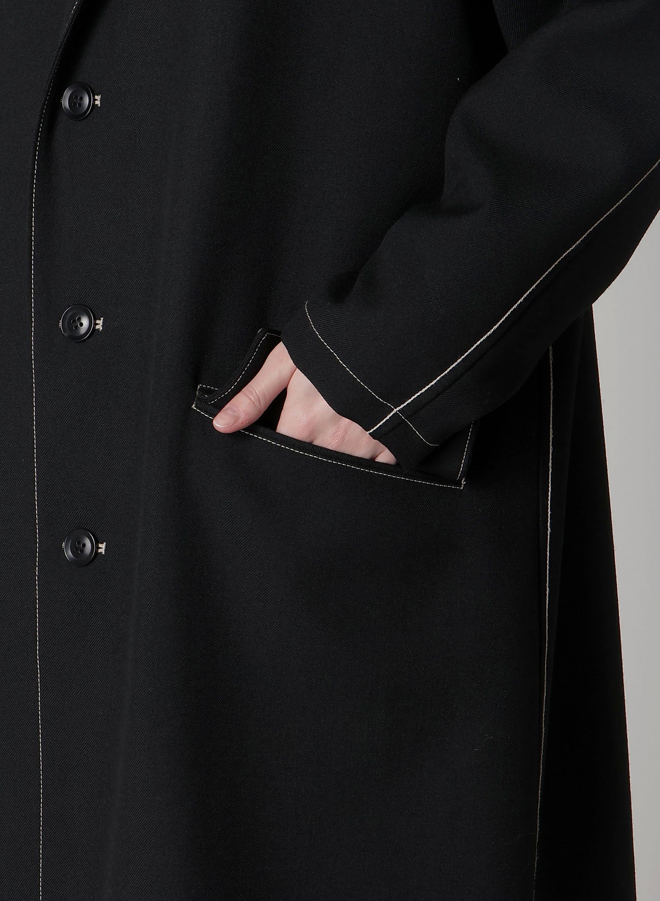 MARINE SAILOR 3-BUTTON TAILORED COAT