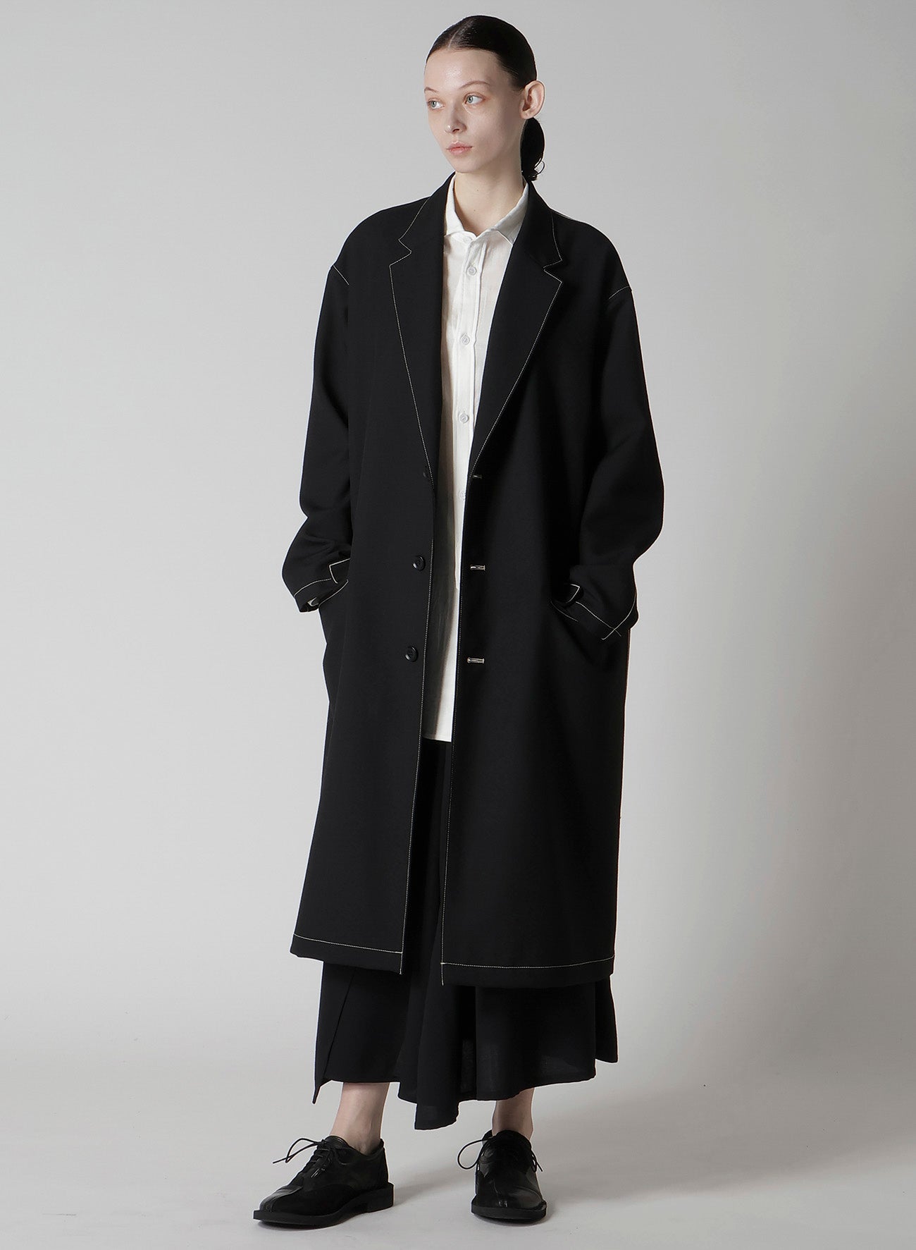 MARINE SAILOR 3-BUTTON TAILORED COAT