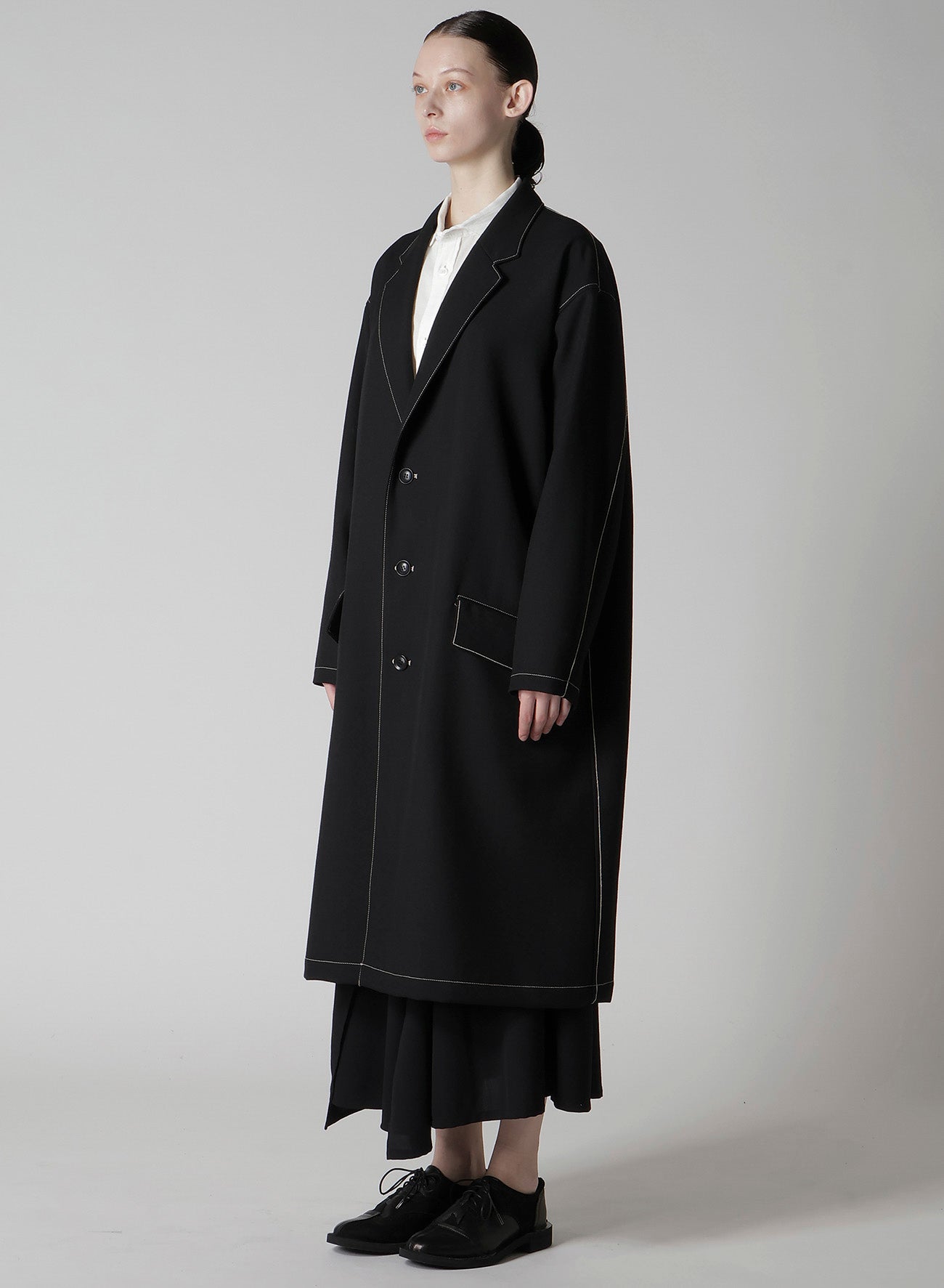 MARINE SAILOR 3-BUTTON TAILORED COAT