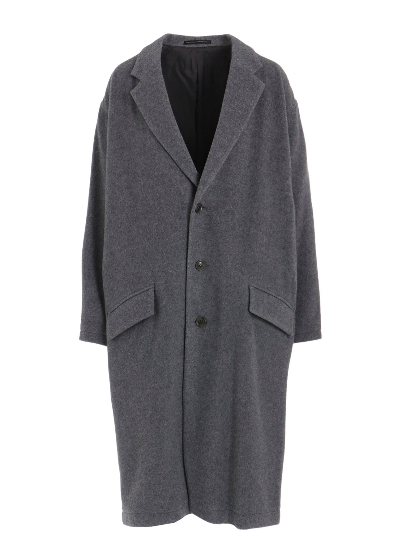 WOOL MOSSER 3-BUTTON TAILORED COAT