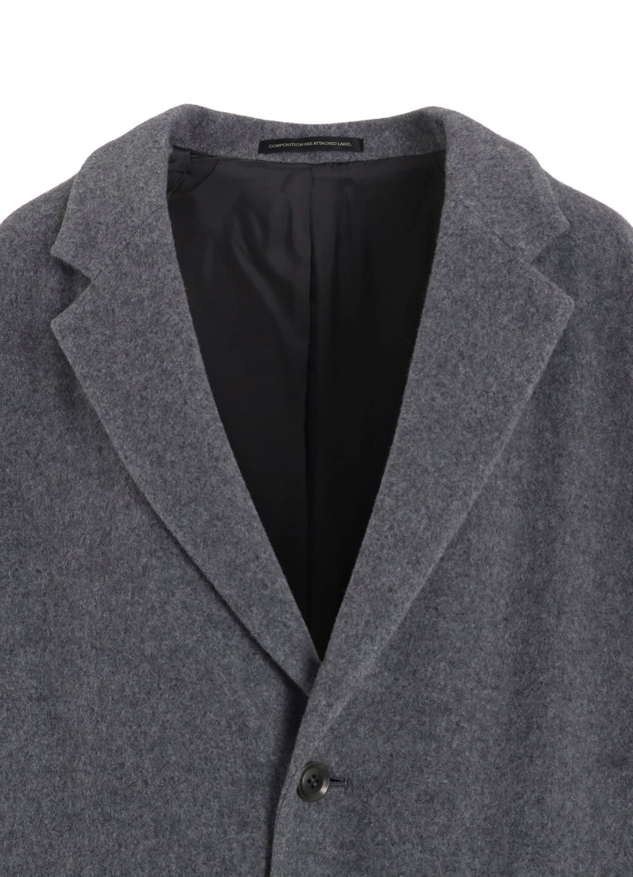 WOOL MOSSER 3-BUTTON TAILORED COAT