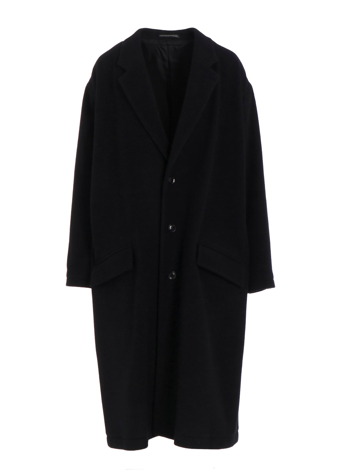 WOOL MOSSER 3-BUTTON TAILORED COAT