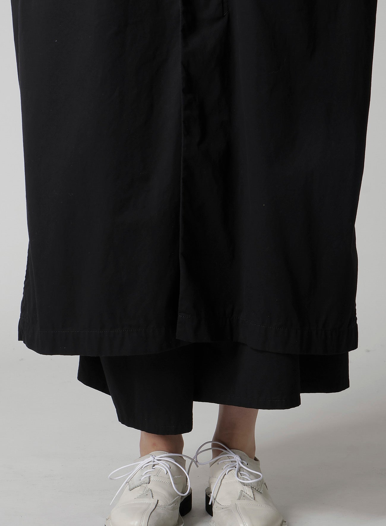 COTTON TWILL GARMENT DYE TURN OVER COLLAR COAT