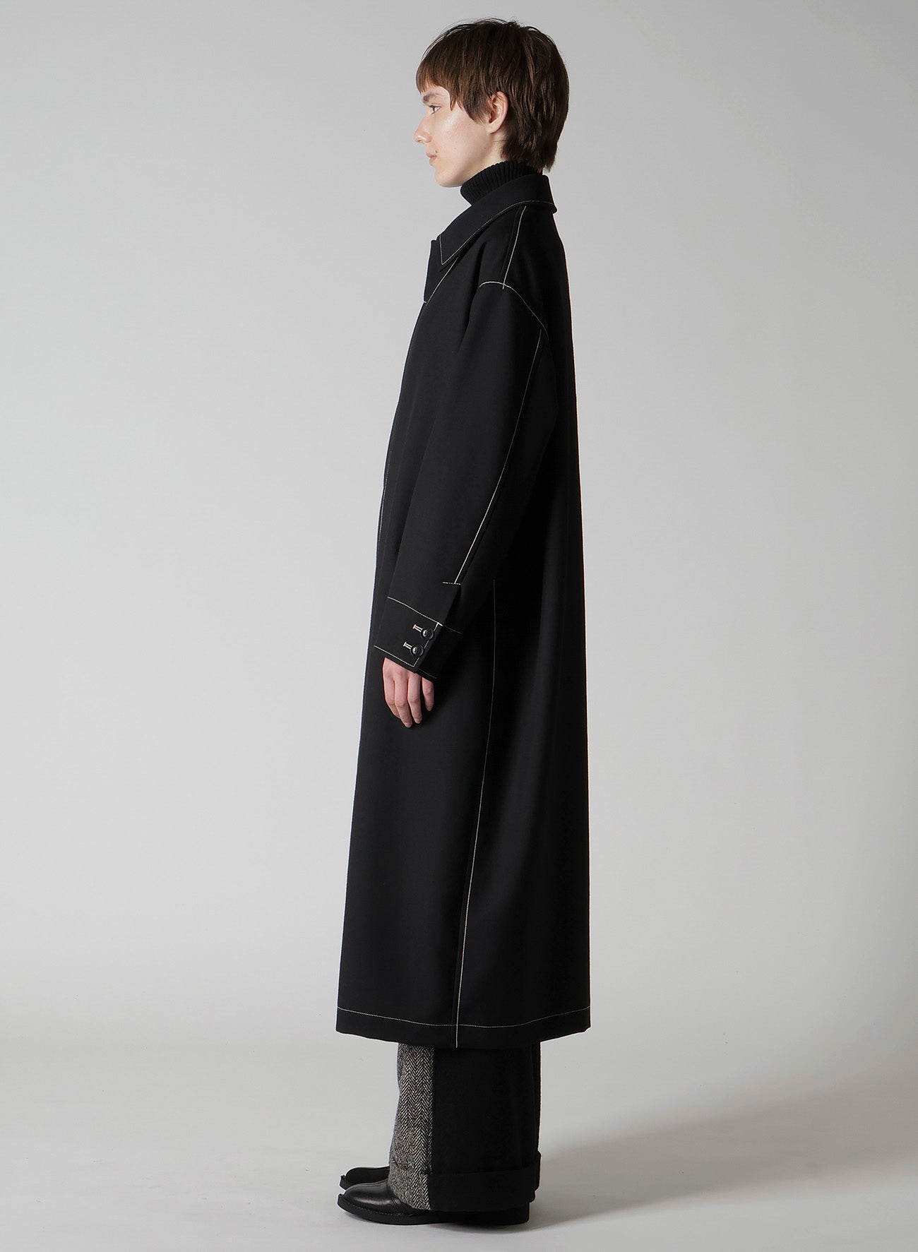 MARINE SAILOR TURN OVER COLLAR COAT