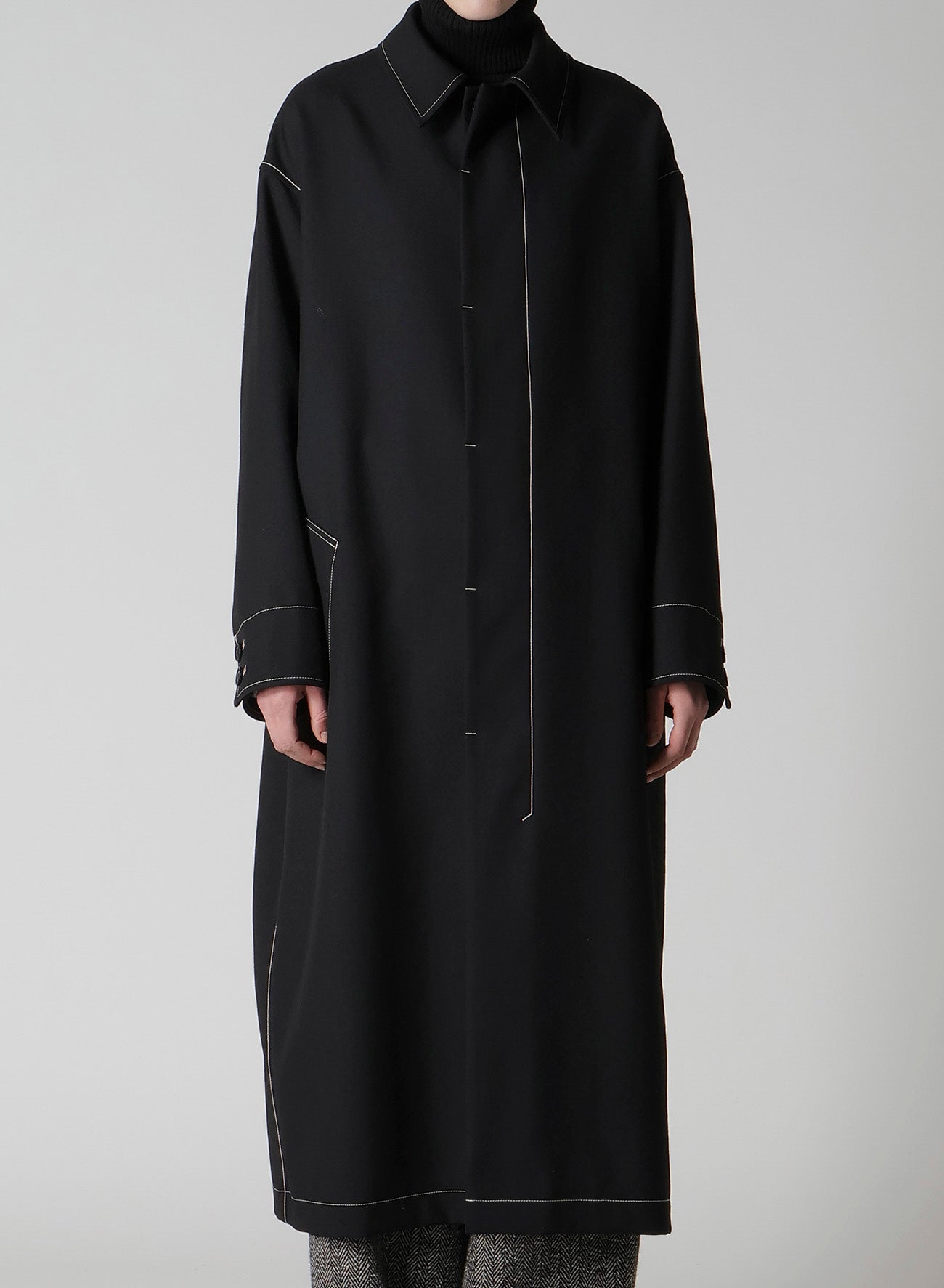 MARINE SAILOR TURN OVER COLLAR COAT