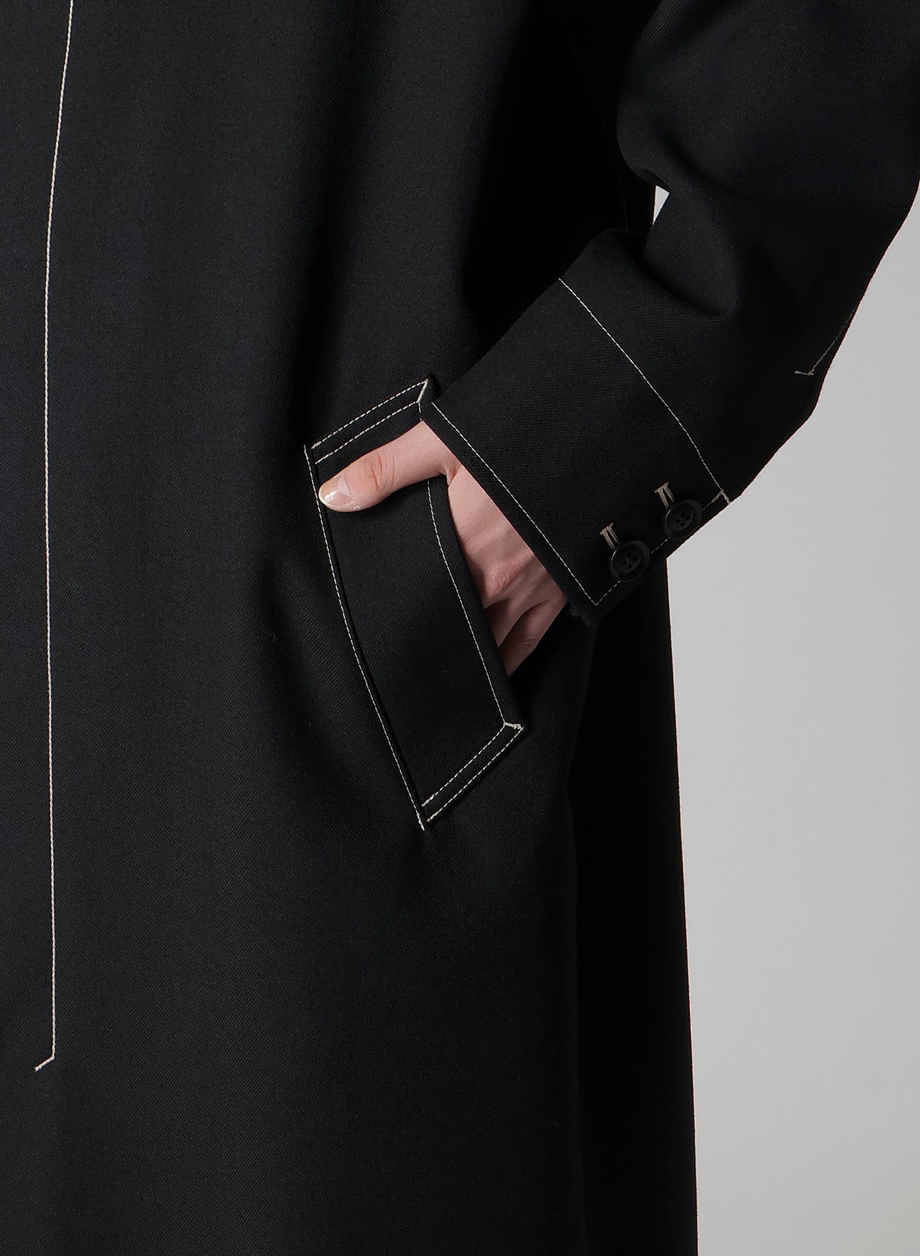 MARINE SAILOR TURN OVER COLLAR COAT