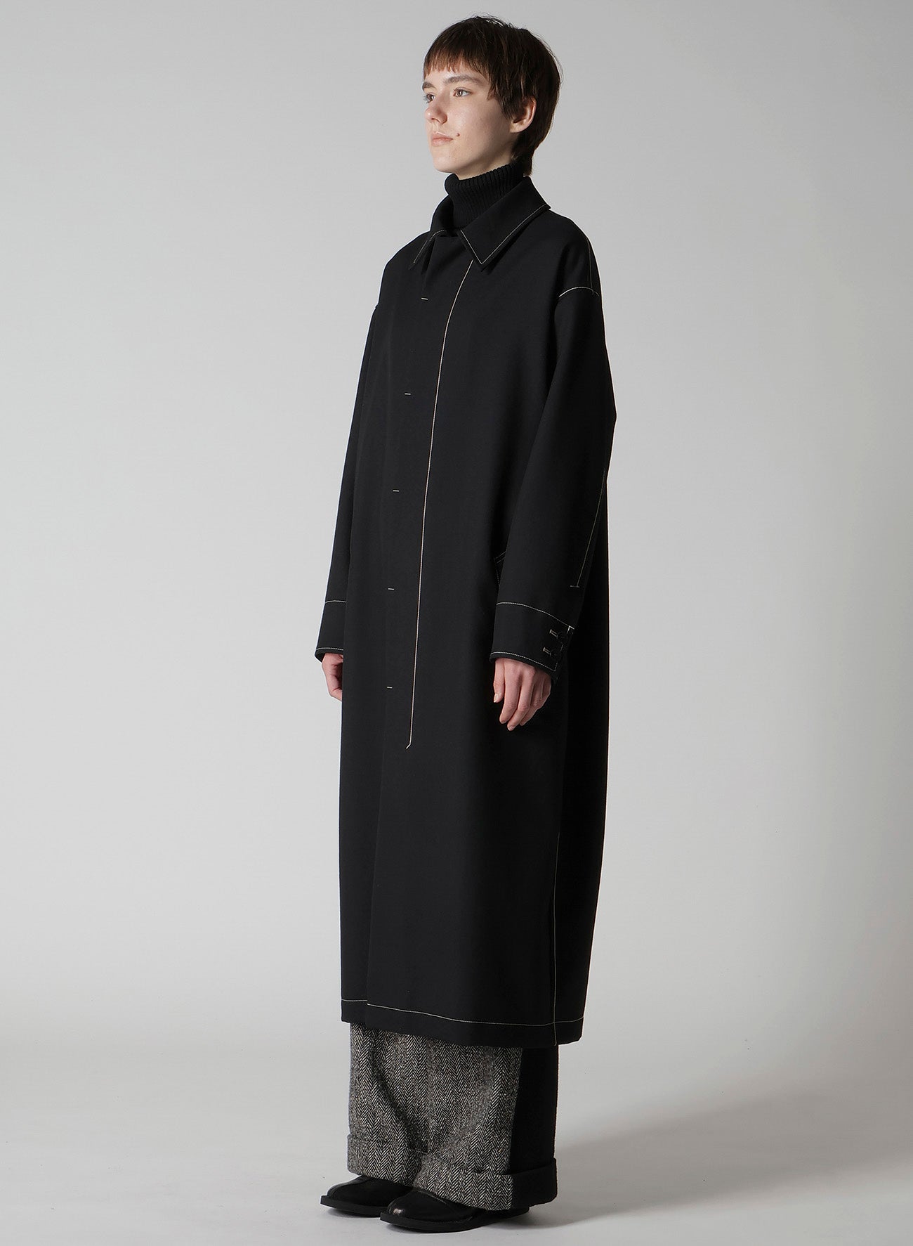 MARINE SAILOR TURN OVER COLLAR COAT