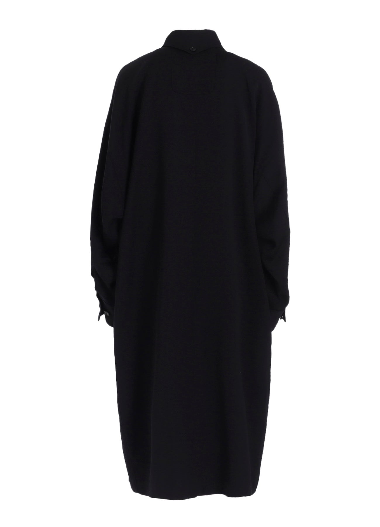 WOOL GABARDINE LONG COAT