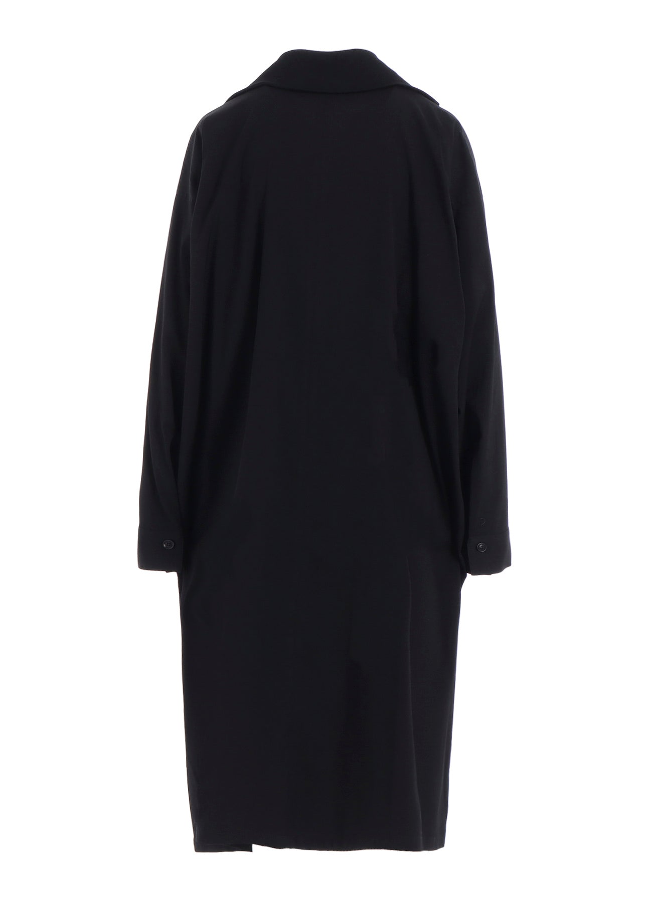 WOOL BREND TWILL STAND-UP COLLAR DRESS