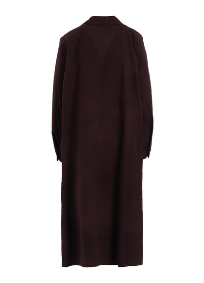 GARMENT-DYED OPEN COLLAR SHIRTS DRESS