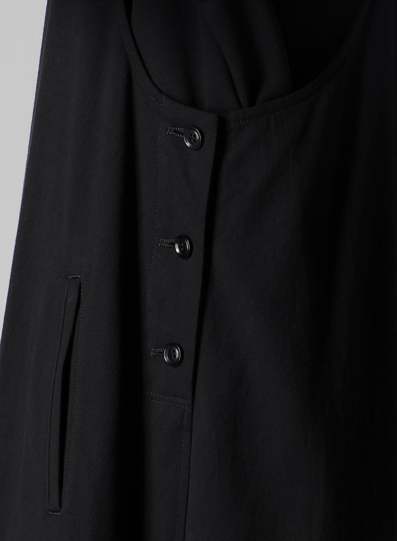 C/RY GABARDINE OVERALLS DRESS
