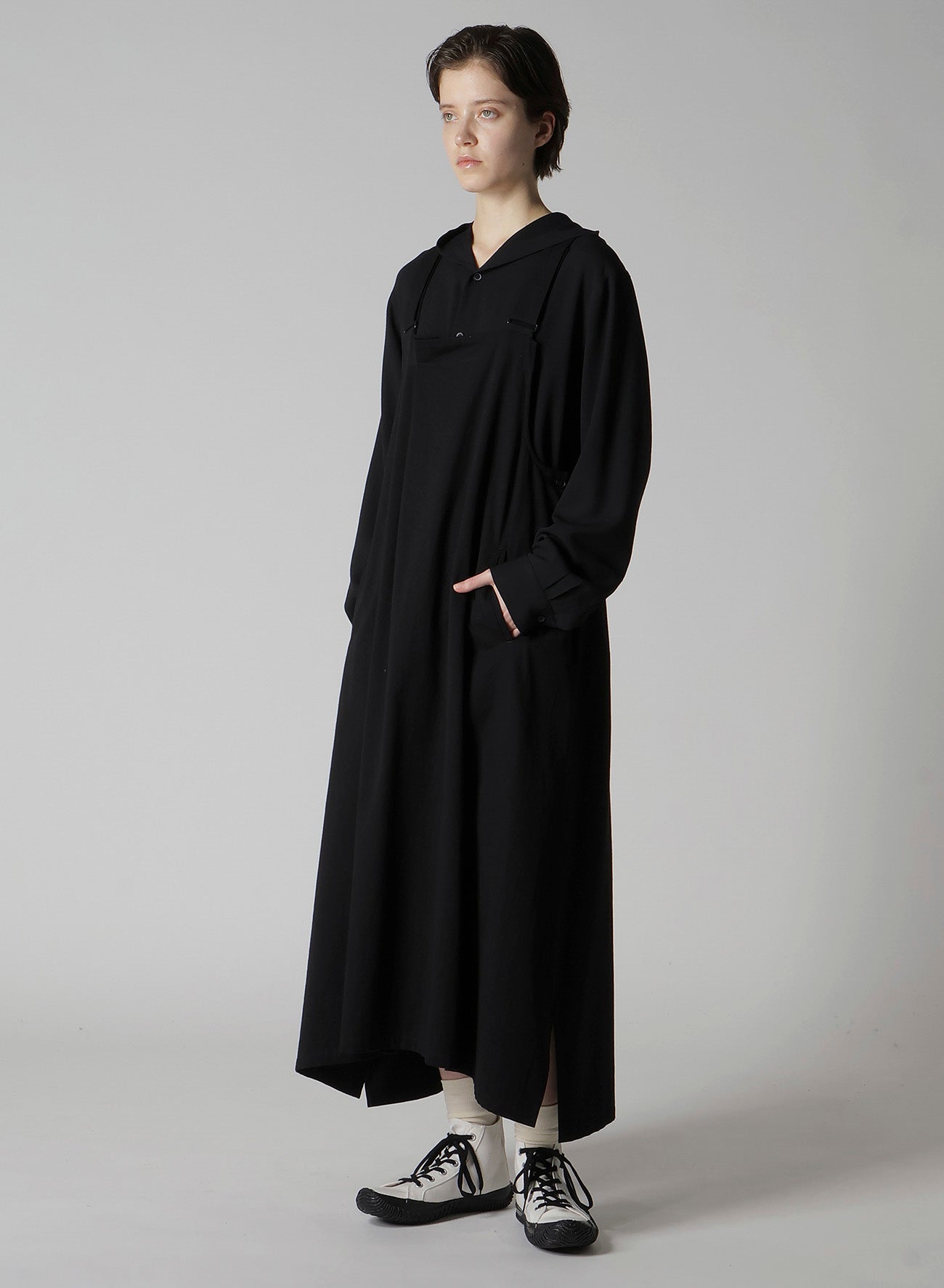 C/RY GABARDINE OVERALLS DRESS