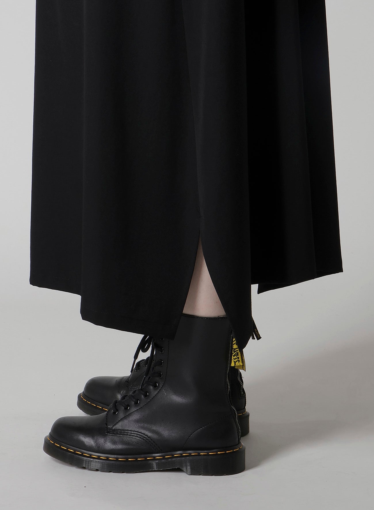 WOOL GABARDINE OVERALLS DRESS