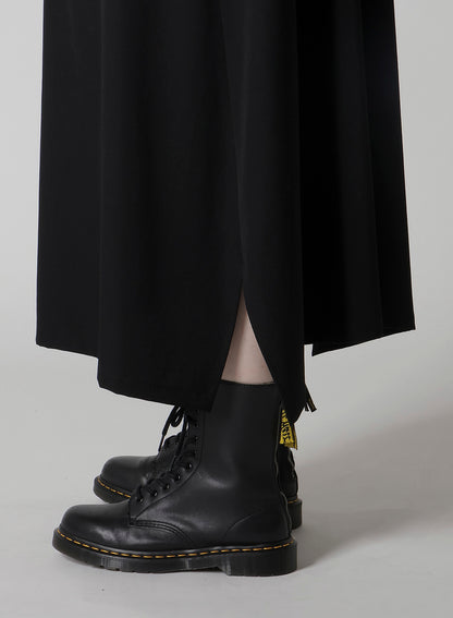WOOL GABARDINE OVERALLS DRESS