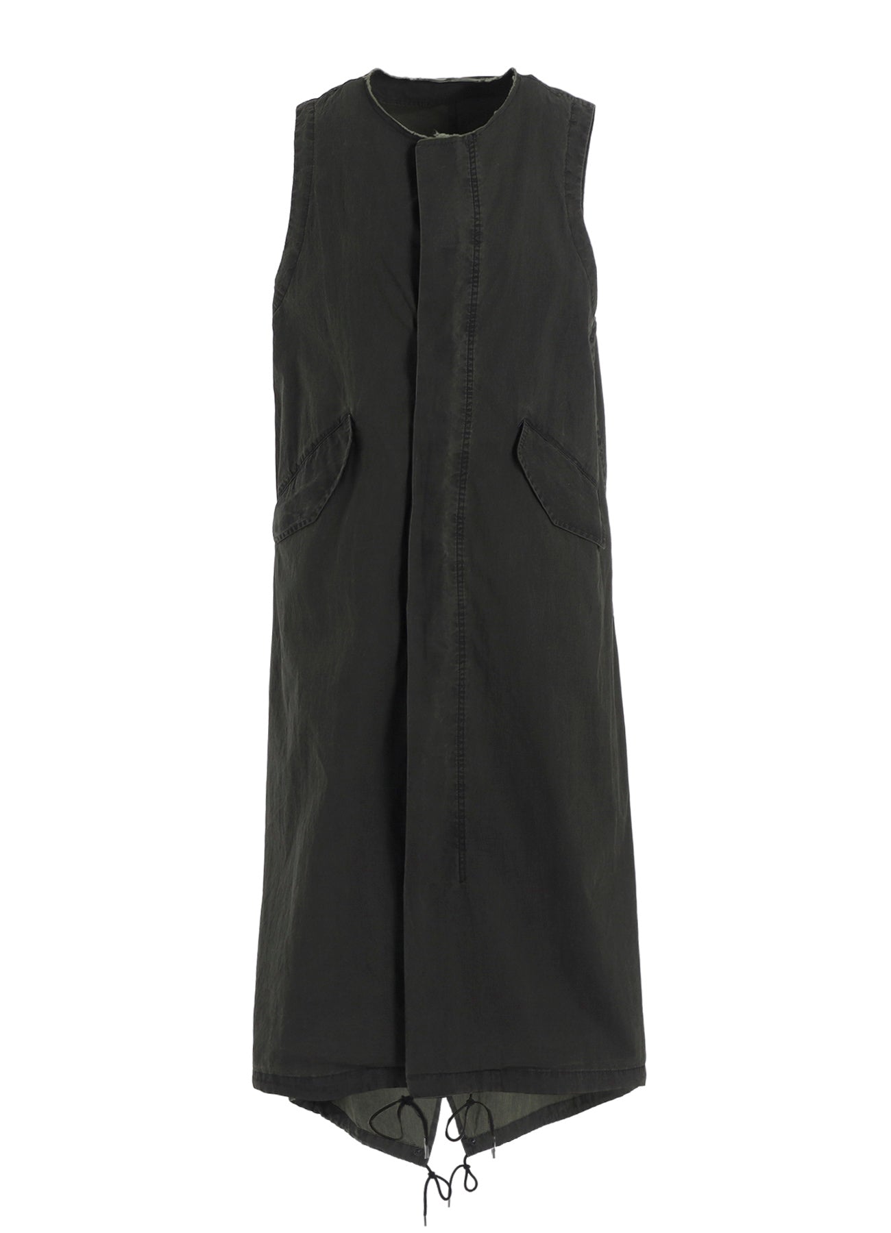 C/N PIGMENT COATED FISHTAIL DRESS