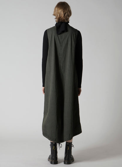 C/N PIGMENT COATED FISHTAIL DRESS