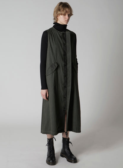 C/N PIGMENT COATED FISHTAIL DRESS