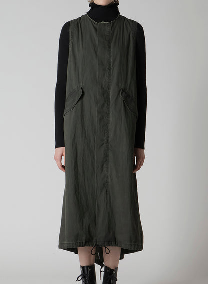 C/N PIGMENT COATED FISHTAIL DRESS