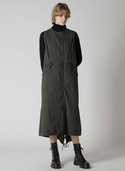 C/N PIGMENT COATED FISHTAIL DRESS