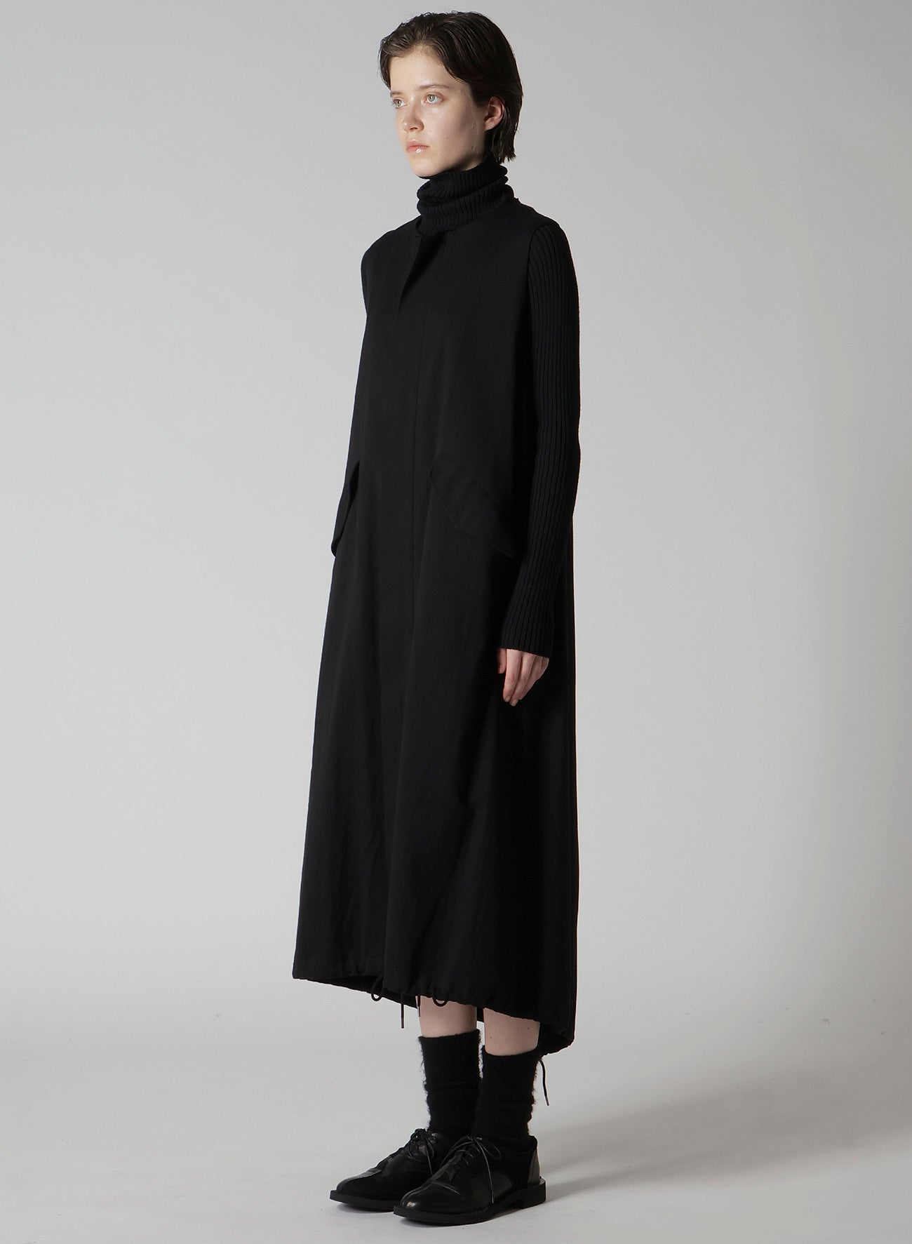 C/RY GABARDINE FISH TAIL DRESS