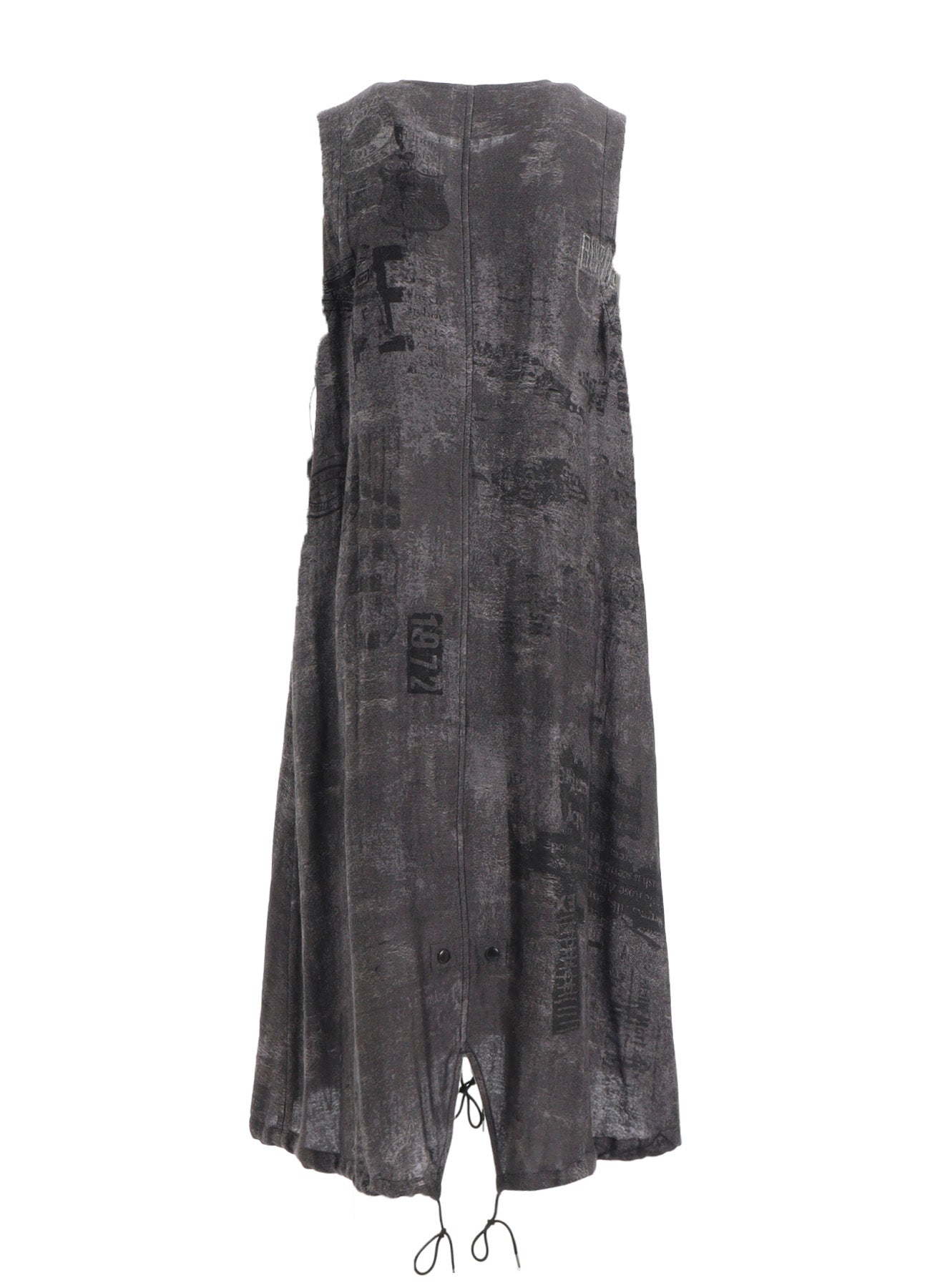 PATCH DESIGN PRINT FISH TAIL DRESS