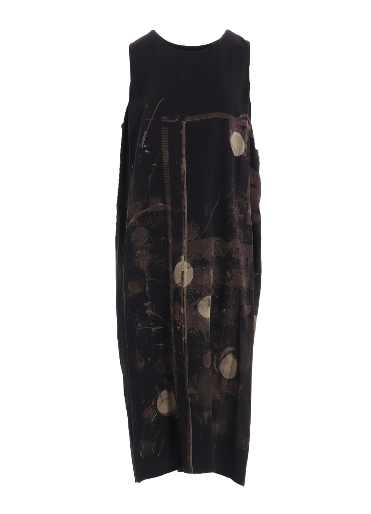 DUNGEREE TWILL SLEEVELESS DRESS
