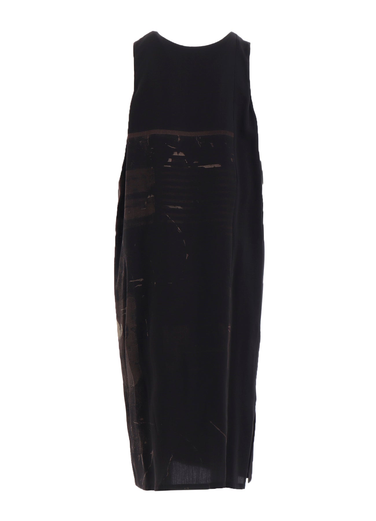 DUNGEREE TWILL SLEEVELESS DRESS