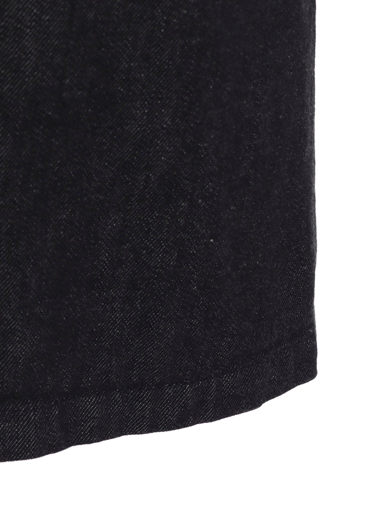 SPOTTED DENIM SALOPETTE SKIRT