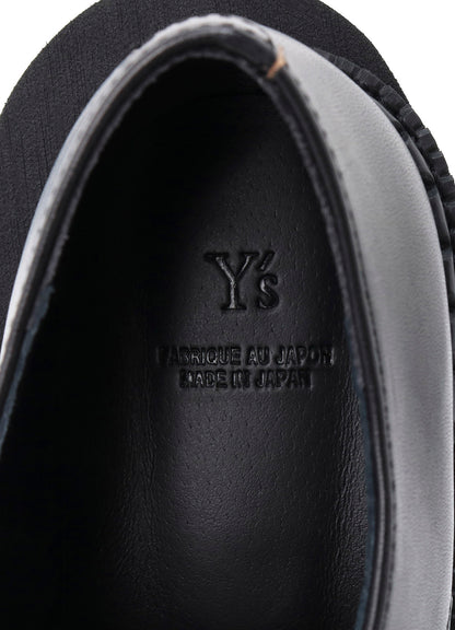 TWISTED LEATHER DERBY SHOES