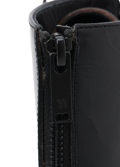 TWISTED LEATHER BOOTS