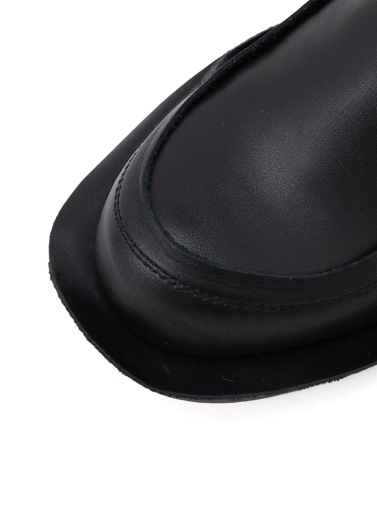 RAW-EDGE SMOOTH LEATHER GORE BOOTS