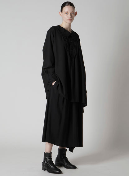 SEMI-MATTE LEATHER BELTED BOOTS