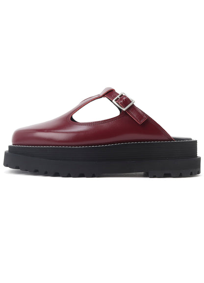 COW LEATHER MARY JANE SANDALS