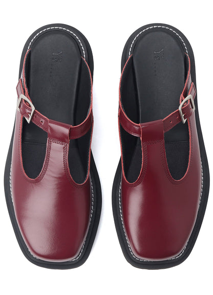 COW LEATHER MARY JANE SANDALS