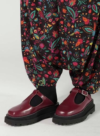 COW LEATHER MARY JANE SANDALS