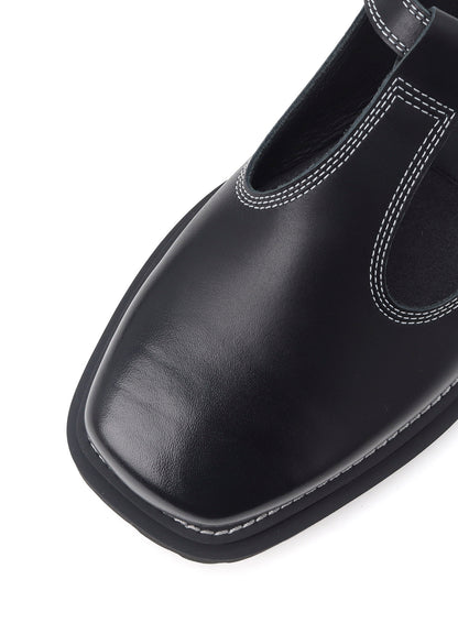 COW LEATHER MARY JANE SANDALS