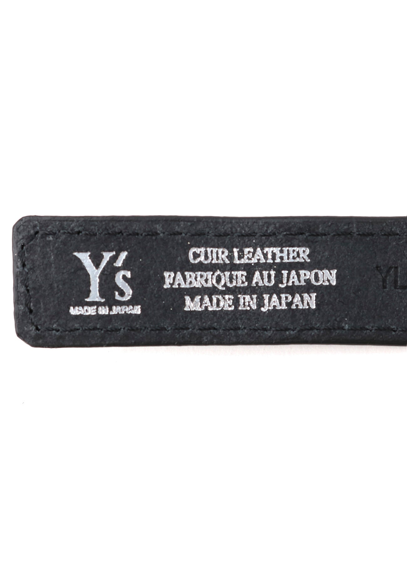 LEATHER/COTTON TWILL DOUBLE BELT
