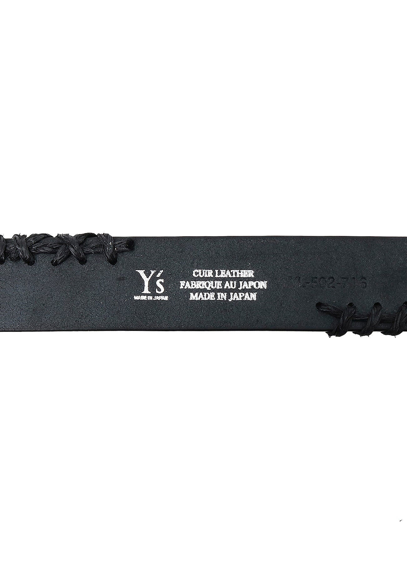 30MM LEATHER STITCH BELT