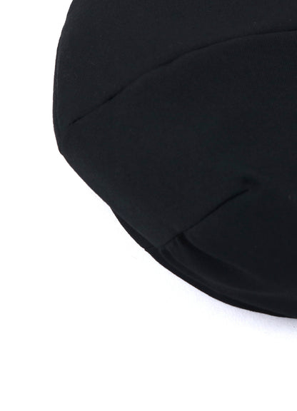 WOOL GABARDINE DART BERET