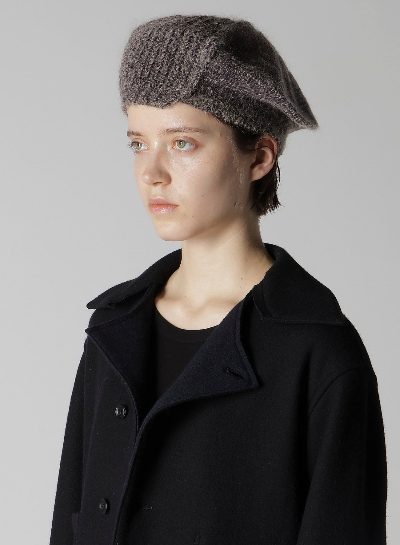 MAHAIR WOOL COMBINATION BERET