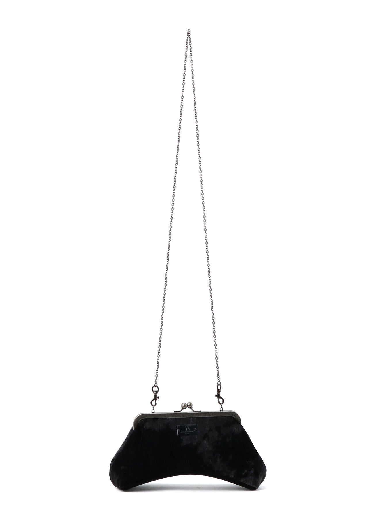 DISCHARGE-PRINTED VELVET CURVY BAG M